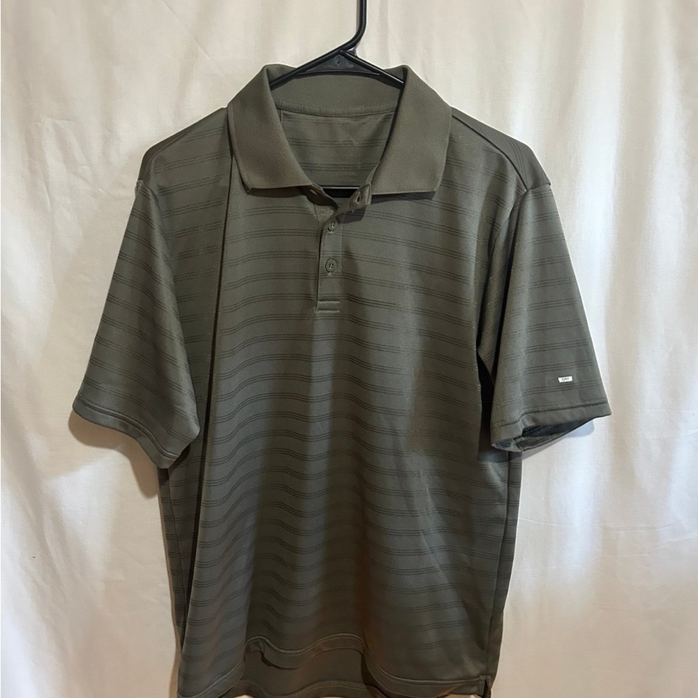 Adidas Green Polo Shirt Athletic Style